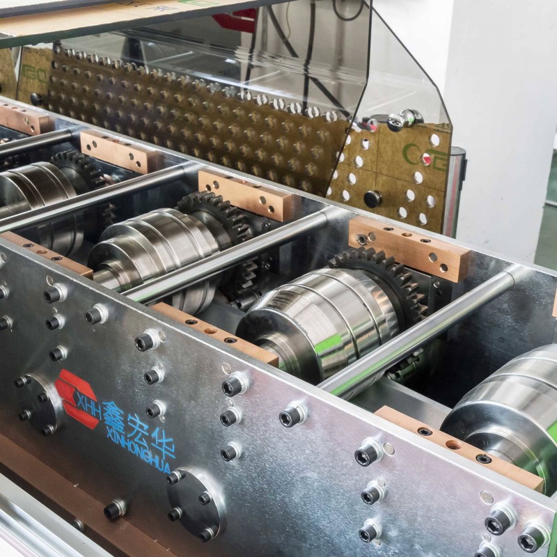 Light Gauge Forming Prefab Villa Keel Roll Form Galvanized Square Steel Frame Machine