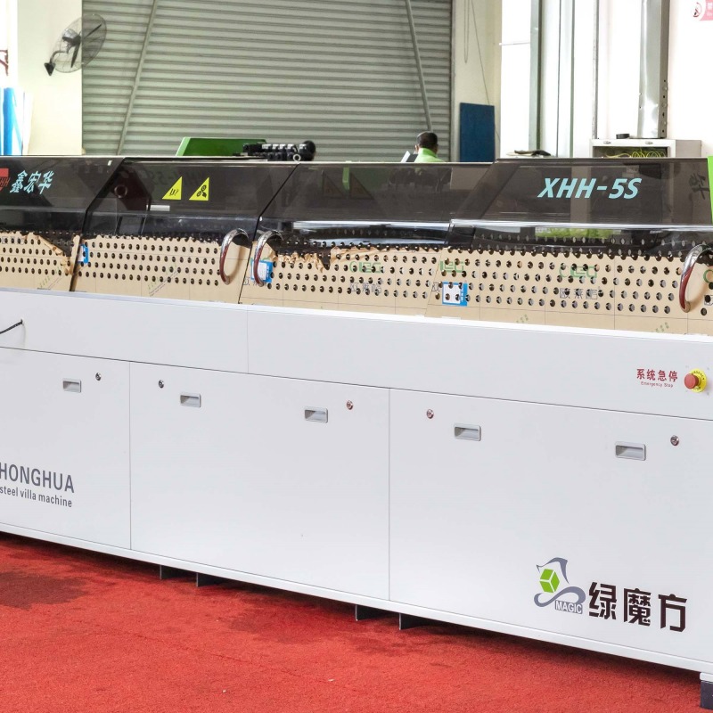 Light Gauge Forming Prefab Villa Keel Roll Form Galvanized Square Steel Frame Machine