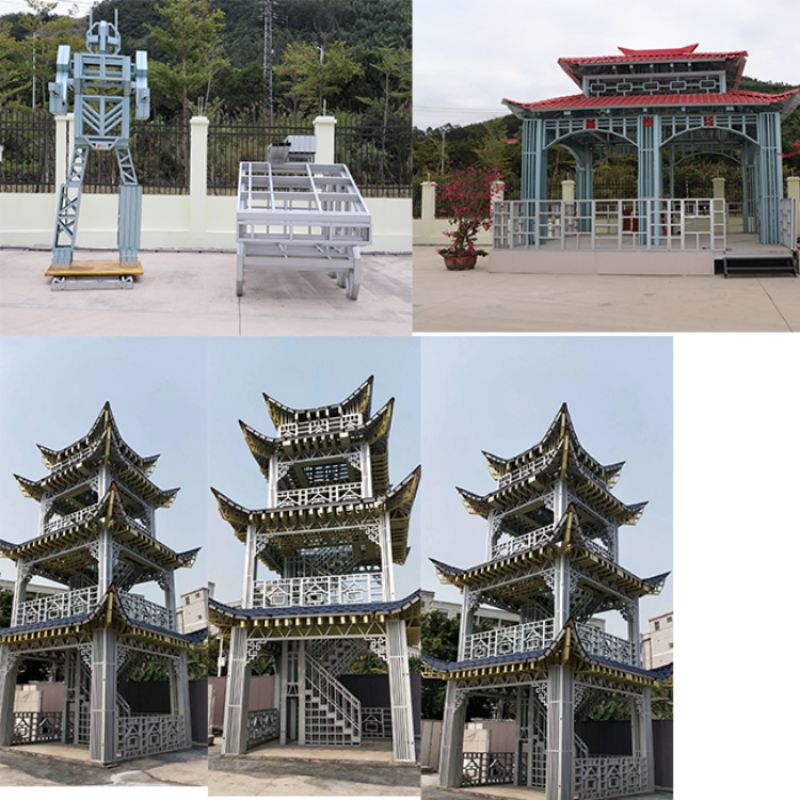 Light Gauge Steel Prefab Ground Villa House Keel Make Roll Form Machine