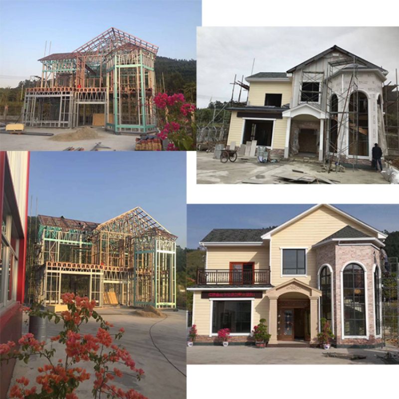 Light Gauge Steel Prefab Ground Villa House Keel Make Roll Form Machine