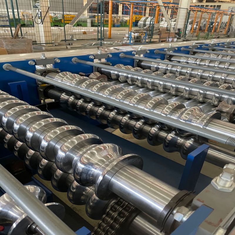 Roll Forming Corrugated Iron Profiles Sheet Metal Processing Machines