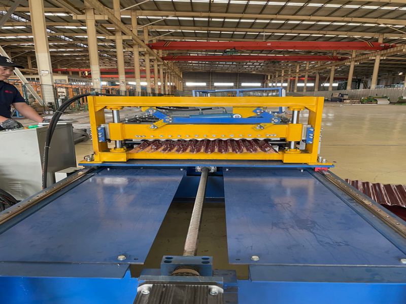 Roll Forming Corrugated Iron Profiles Sheet Metal Processing Machines