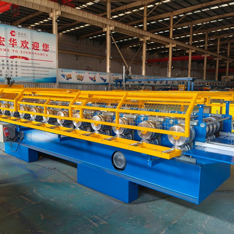 On Site Standing Purlin Seam Roof Roll Forming Production Line Machine