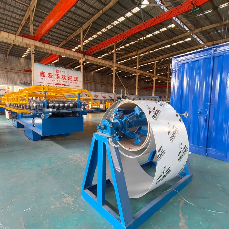 Máquina Roladora De Teja Standing Purlin Seam Roll Forming Production Machine