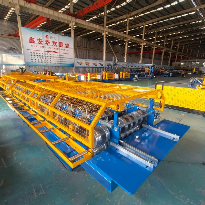 Standing Seam Flat Metal Roof Purlin Roll Forming Production Line Machine