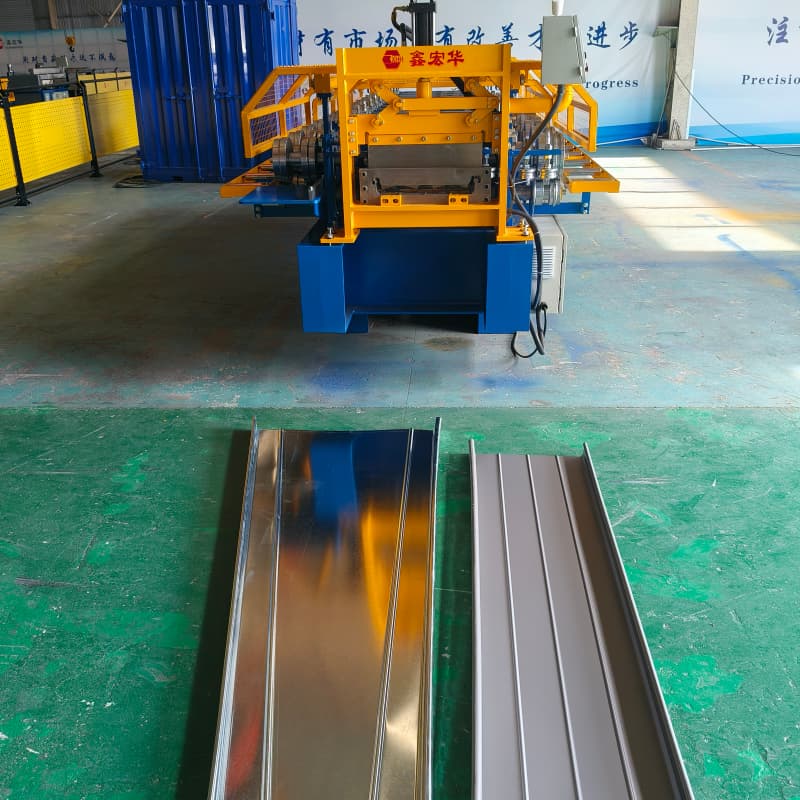 Standing Roof Mechanical-Lock Standing Seam Metal Purlin Roofing Panels Roll Forming Machine