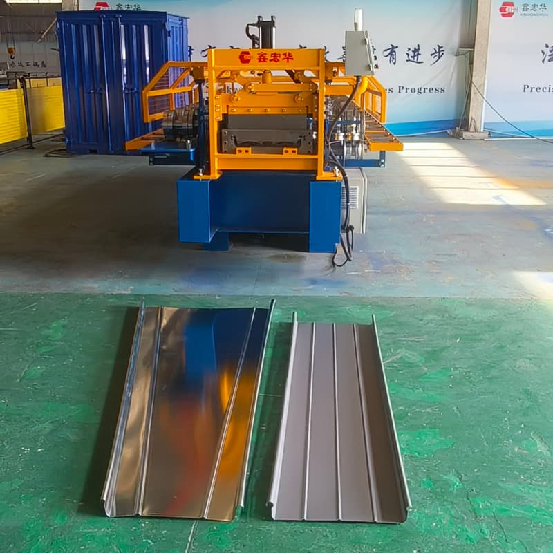 Standing Roof Mechanical-Lock Standing Seam Metal Purlin Roofing Panels Roll Forming Machine