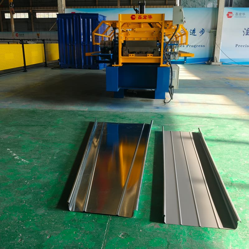 Seamless Metal Roof Purlin Standing Seam Metal Roof Seamer Roll Machine