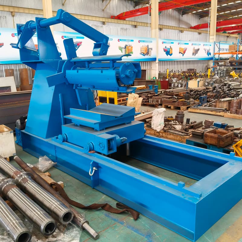 Servo Purlin Feeding Roller Transmission Mechanism cut steel Production Line Machine
