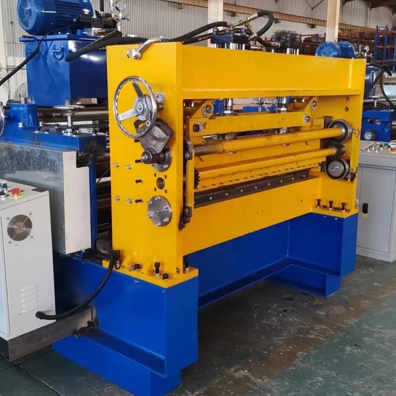 12-25mm Heavy Thick Steel Plate Flatten Slitter Line Cut to Length machine