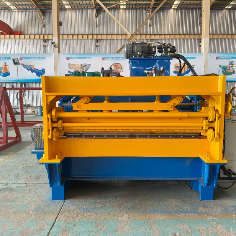 Purlin Rotary Circular Knife Slitting Leveling Equipment Machine