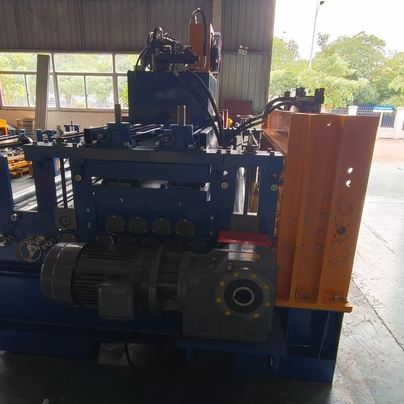 Usa Astm Standard High Precision Metal Sheet Leveling Purlin Slitting Cutting Machine