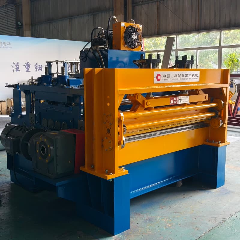 Servo Purlin Feeding Roller Transmission Mechanism cut steel Production Line Machine