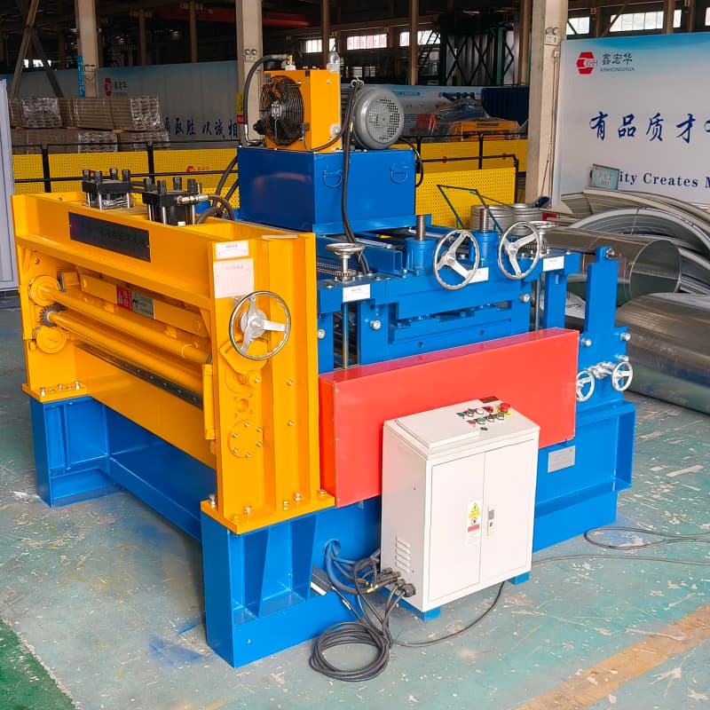 Usa Astm Standard High Precision Metal Sheet Leveling Purlin Slitting Cutting Machine