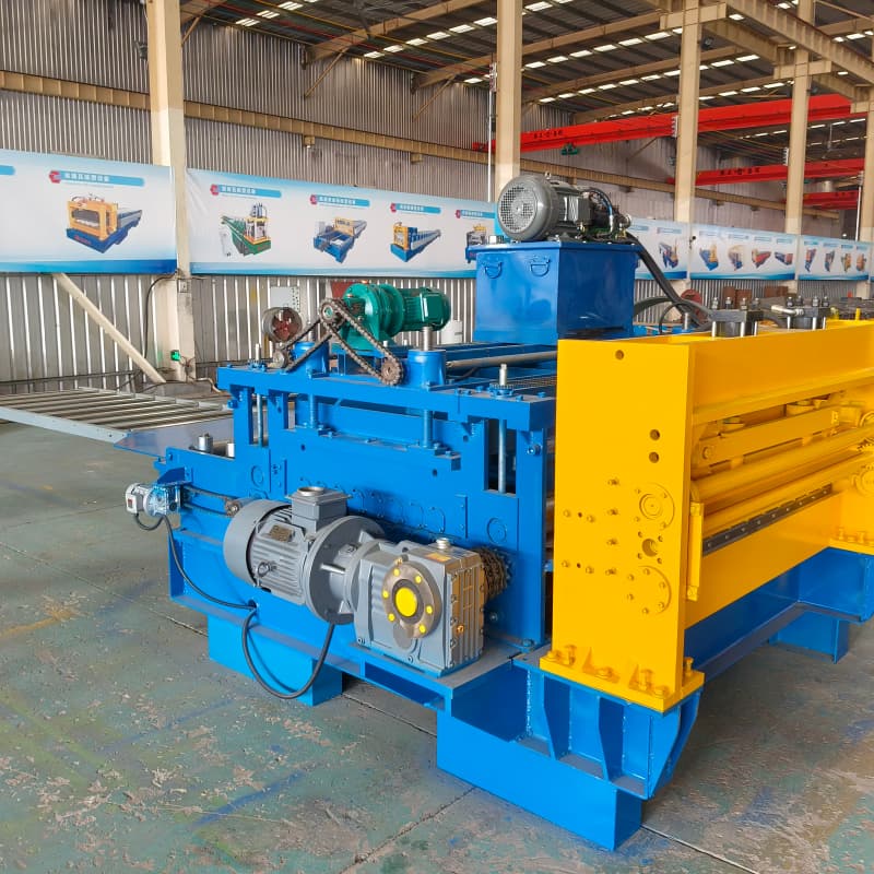 Usa Astm Standard High Precision Metal Sheet Leveling Purlin Slitting Cutting Machine