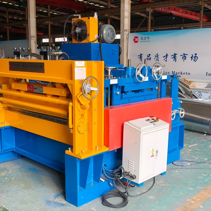 12-25mm Heavy Thick Steel Plate Flatten Slitter Line Cut to Length machine