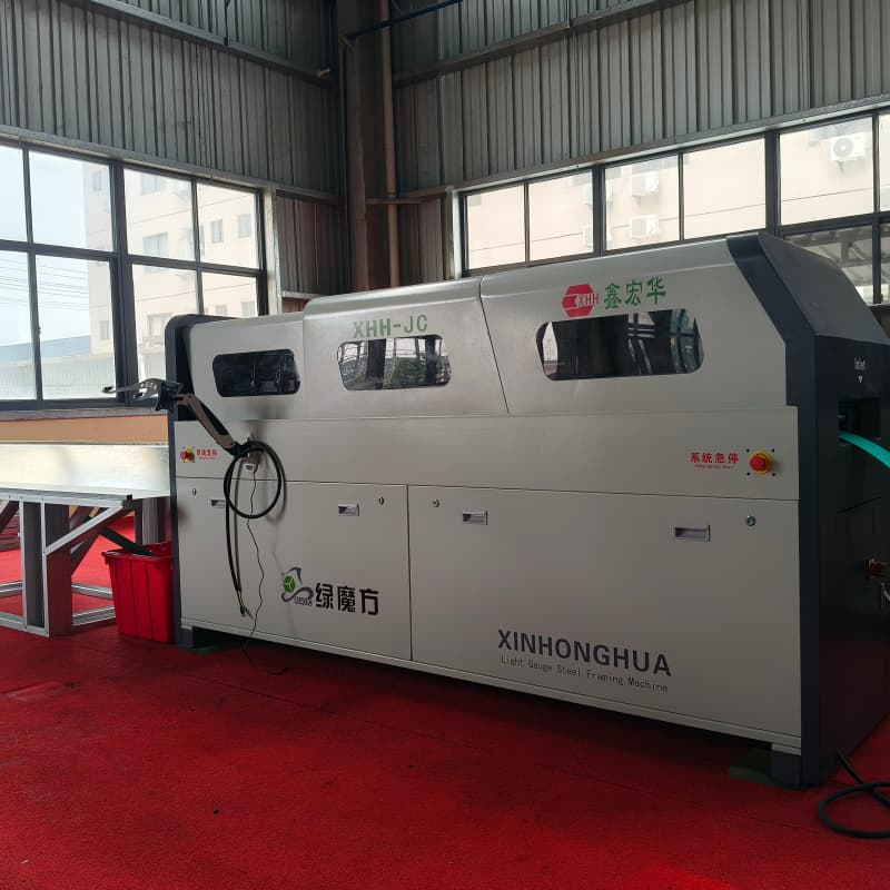 Metal Profile Cutting Machine Prefab Component Automated Production Purlin Line Machine