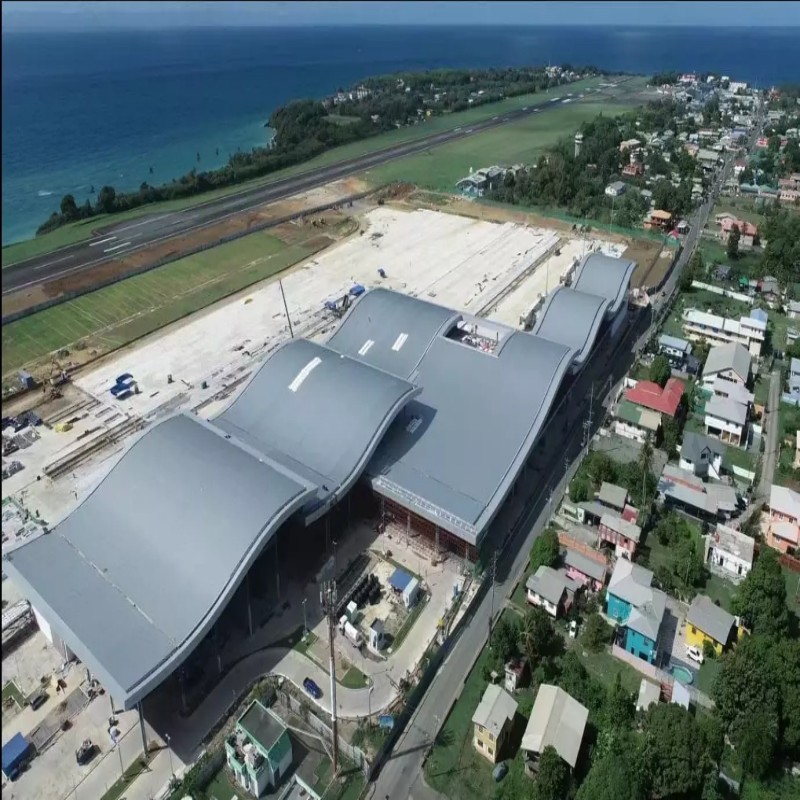 XHH roof forming machine Factory finished product display and machine advantages showcase