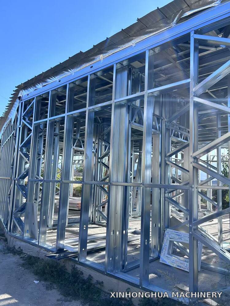 Light Gauge Steel Wall Frame Installation in Bulgaria Light gauge steel wall frame installation at a customer project in Bulgaria